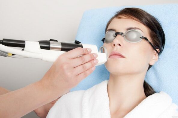 perform a procedure for laser skin rejuvenation