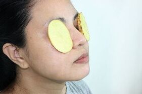 use potatoes for rejuvenation around the eyes